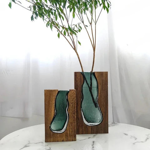 Vase nordic live edge