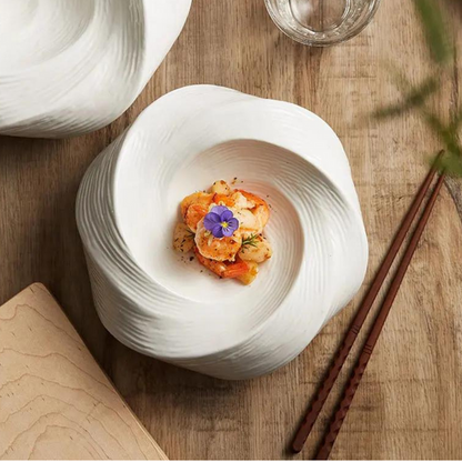 Bol en Céramique Design Tourbillon – Élégance et Originalité pour vos Repas