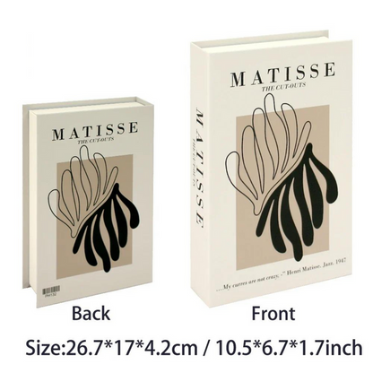Coffret secret en forme de livre – Rangement discret et décoratif