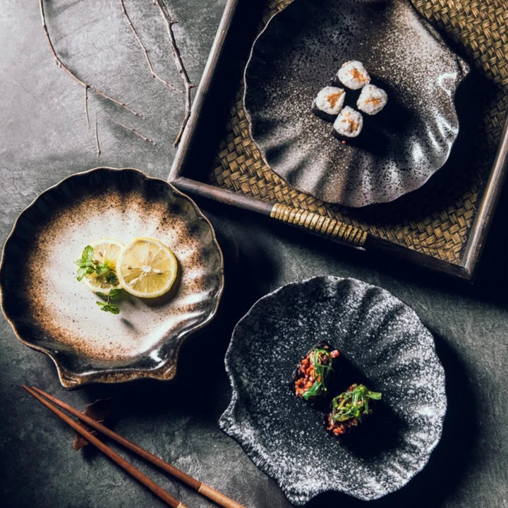 Assiette Céramique Coquillage