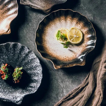 Assiette Céramique Coquillage