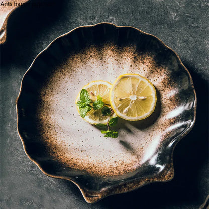Assiette Céramique Coquillage