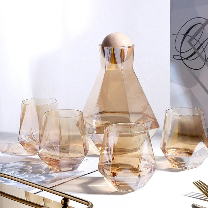 Set de 5 verres diamond