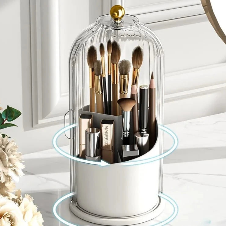 Organisateur rotatif en acrylique pour cosmétiques