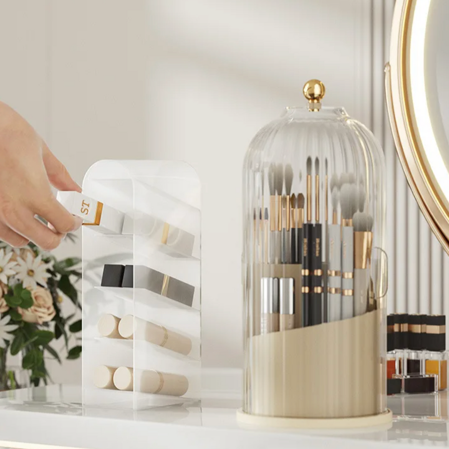Organisateur rotatif en acrylique pour cosmétiques
