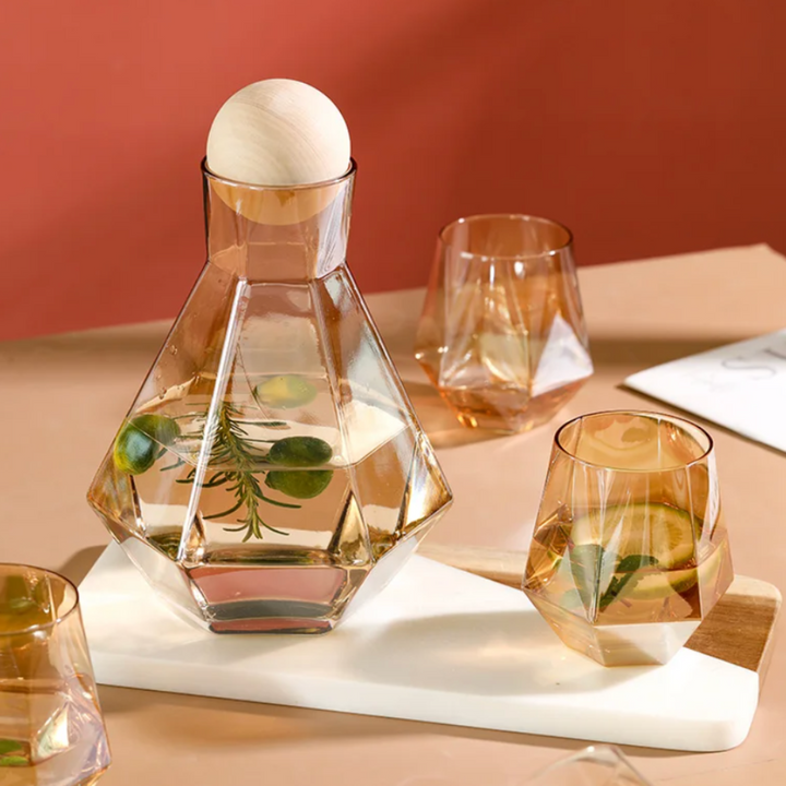 Set de 5 verres diamond