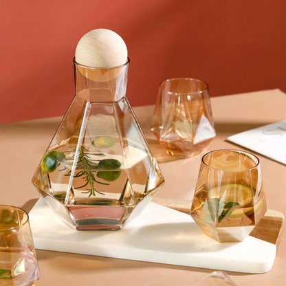 Set de 5 verres diamond