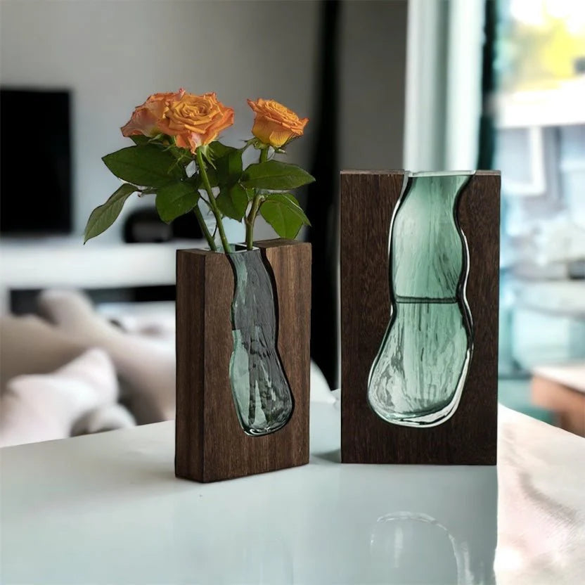 Vase nordic live edge