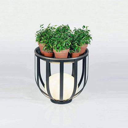Support lumineux solaire pour fleurs